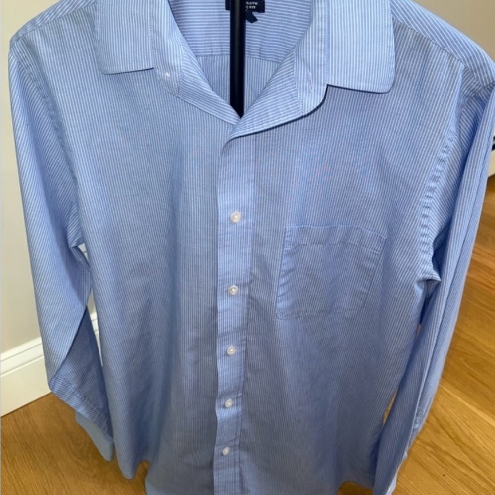 Croft & Barrow Light Blue Pinstripe Shirt